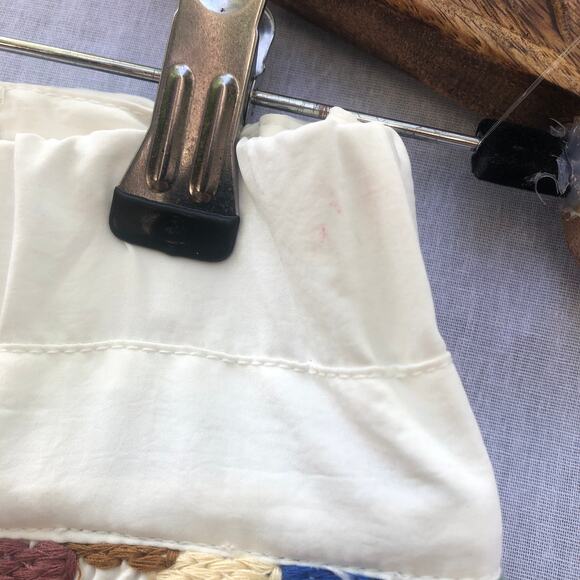 Free People Movement Pants Embroidered Patch Baggy Straight Leg Cinch Cuff M - Picture 4 of 14